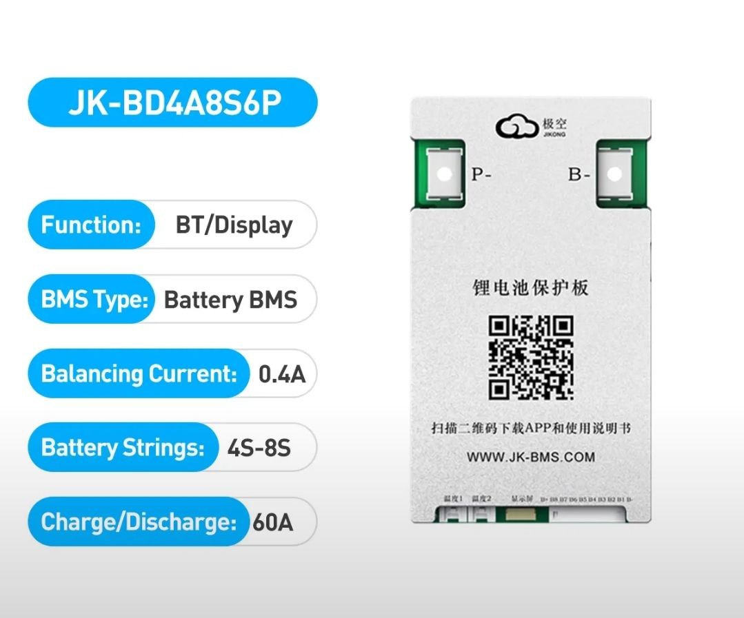 Защитная плата BMS BD4A8S6P — изображение 2