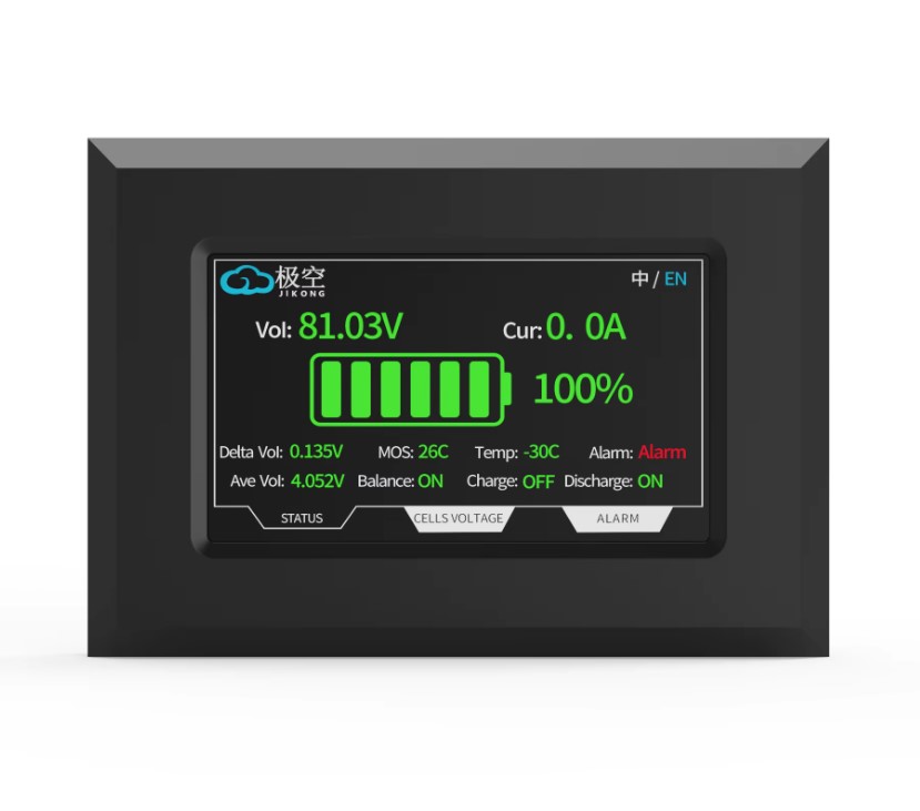 LCD экран для отображения состояния аккумулятора 12-48В 4,3"